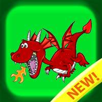 Warna naga dengan nomor: Pixel art dragon coloring