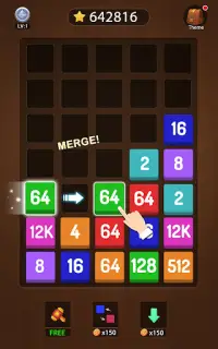Merge Block-Puzzle games Screen Shot 10