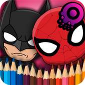 Coloring Famous Cartoons Characters