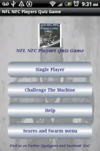 NFL NFC Players Quiz Game FREE Screen Shot 0