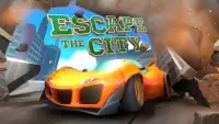 Escape The City Endless Car Games: Falling City 3D Screen Shot 0