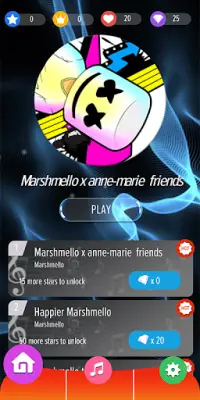 Marshmello DJ Piano Tiles Screen Shot 0