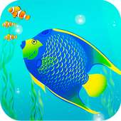Angry Fish Attack Frenzy Fishing Kids Games