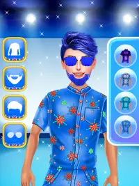 Blauwe prinses - make-over games: makeup aankleden Screen Shot 4