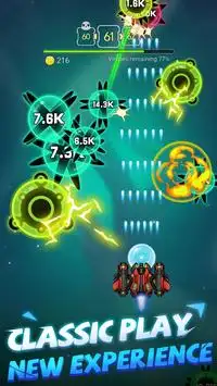 Wandering Virus—Space Shooting Game Screen Shot 1