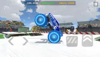 Car Games: Monster Truck Stunt Screen Shot 1