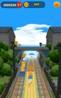 Subway Upin Run Ipin Surfer 3D Screen Shot 2