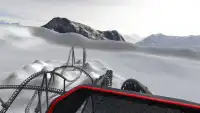 VR Snowy Roller Coaster Screen Shot 1