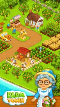 Farm Town: Happy farming Day & food farm game City Screen Shot 0