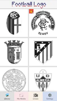 Pixel Art - Football Logo Screen Shot 1