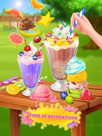 Ice Cream Soda - Summer Sweet Icy Drink Maker Screen Shot 2