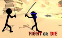 Stickman Ninja Guerreiro 3D Screen Shot 0