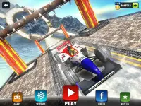 Trilhas impossíveis de Fórmula Car Stunt Racing Screen Shot 5