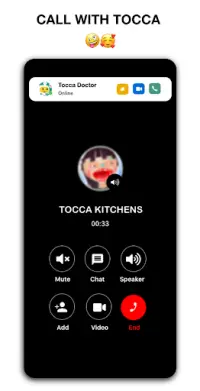 Toca Life Kitchen Video Call & Chat   Sounds Screen Shot 4