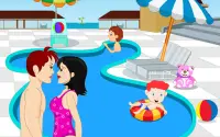 Casual Swimming Pool Kissing Screen Shot 11