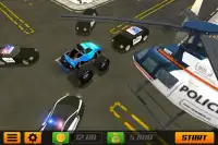 Police Chase Monster Truck in City Screen Shot 7