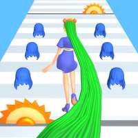 LongHair Girl Runner Hair 3D