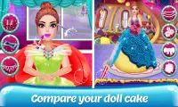 소녀들을 위한 패션 인형 케이크 게임 Screen Shot 3