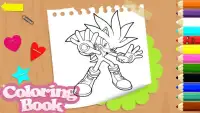 coloring book for sonic Screen Shot 1