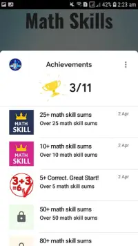 Math Skills Screen Shot 6