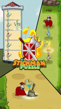 Stickman Puzzle Screen Shot 0