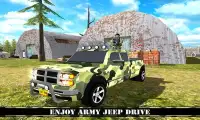 Offroad ejército ejército camión simulador 2017 Screen Shot 4