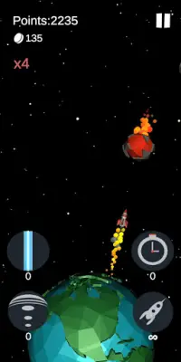 asteroids: gunner stars and comets arcade game Screen Shot 3