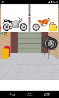 मोटरसाइकिल खेल का निर्माण Screen Shot 0