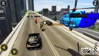 US Police Bike 2020 - Gangster Chase City Game 3D Screen Shot 4