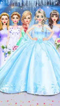 Ice Princess Wedding Dress Up Screen Shot 5