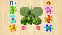 Butterfly Jigsaw Puzzles Game Screen Shot 0