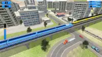 Modern City Train Driving Simulator 3D Screen Shot 5