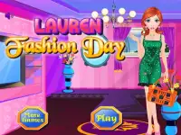 ファッション日の女の子のゲーム Screen Shot 0