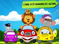 Đua xe động vật - Trò chơi trẻ em Screen Shot 1