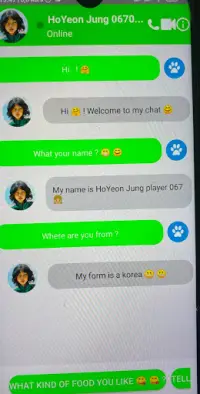 squid player 067 HoYeon Jung fake call video&chat Screen Shot 2
