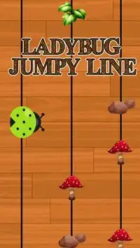 Línea de ladybug jumpy Screen Shot 0
