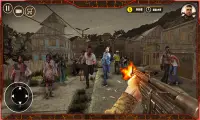 Zombie Shooting Survival: Haunted Town Games Screen Shot 4