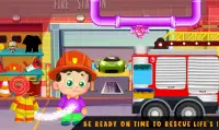 Pretend Play Fire Station: Rescue Town Firefighter Screen Shot 3