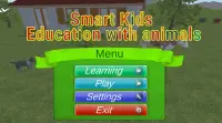 SmartKids: Education with animals for children Screen Shot 0