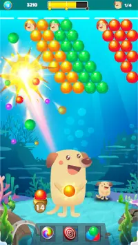 Bubble Shooter Dog - Classic Bubble Pop Game Screen Shot 4