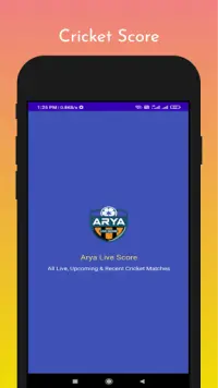 Arya - Live Cricket Score & Full Scoreboard Screen Shot 0