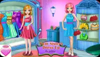 Dress Up Games Twin Sisters Screen Shot 0