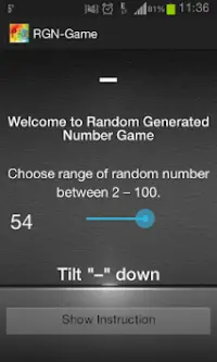 RGN-Game Random Number Screen Shot 0