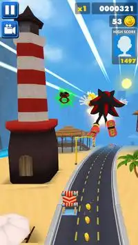 Sonic Hoverboard Surfer Adventure rush Screen Shot 4
