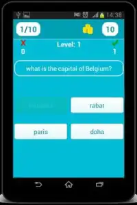 Countries Capital Quiz Screen Shot 3