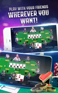 Poker Online: 포커 텍사스 홀뎀 Casino 무료 포커 Games Screen Shot 4