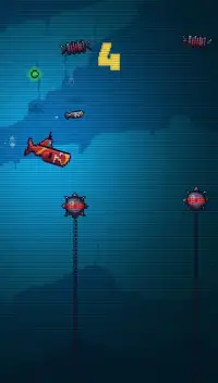 Pixel Submarine : TapTap Flappy Game Screen Shot 6