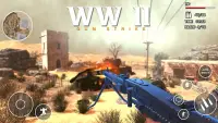 เกมส์ยิงปืนสงคราม: การกระทำที่ดีที่สุด Screen Shot 3