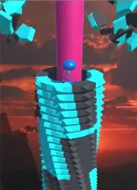 Drop Stack Ball Blast Fall Helix Offline 3D Screen Shot 4