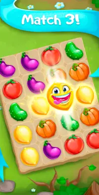 Funny Farm match 3 Puzzle game Screen Shot 0